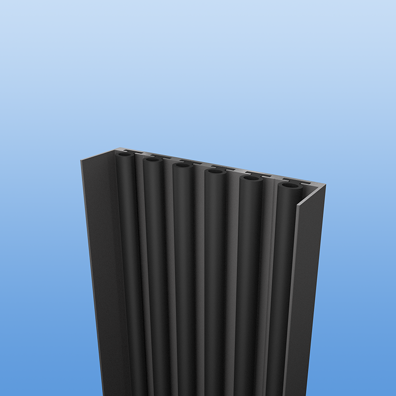 Einlaufprofil für Glasschiebewände - 6spurig - Anthrazit DB 703