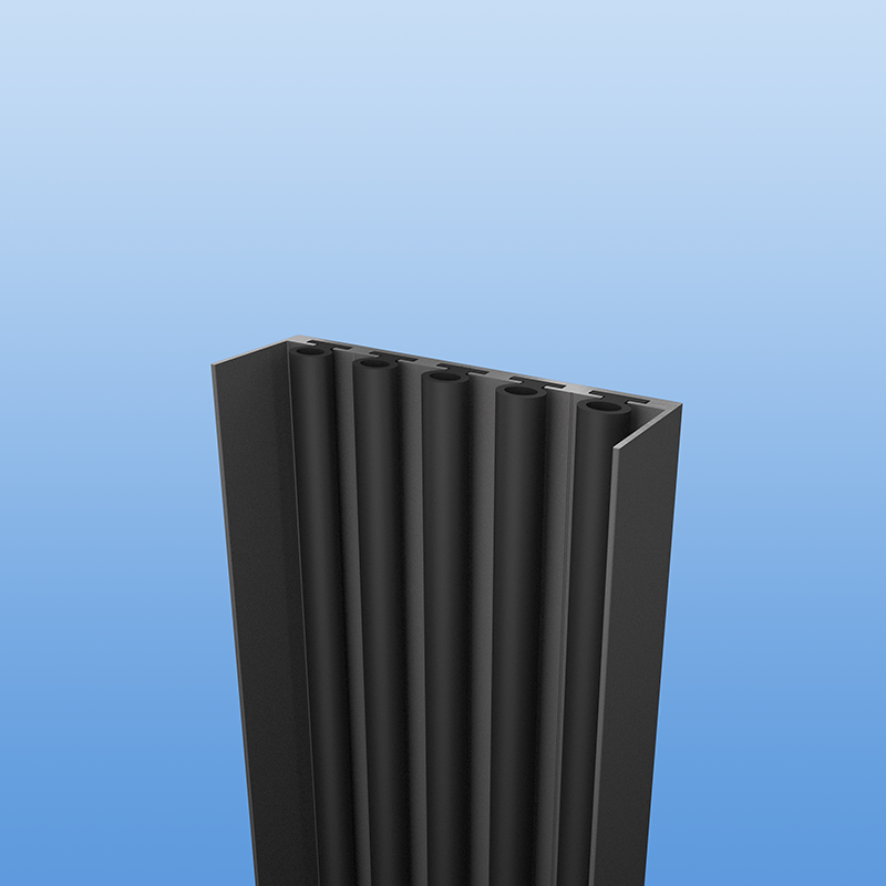 Einlaufprofil für Glasschiebewände - 5spurig - Anthrazit DB 703