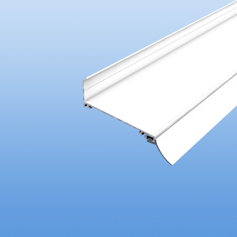 Wandanschluß incl Dichtung für Alu-Dächer "Premium"