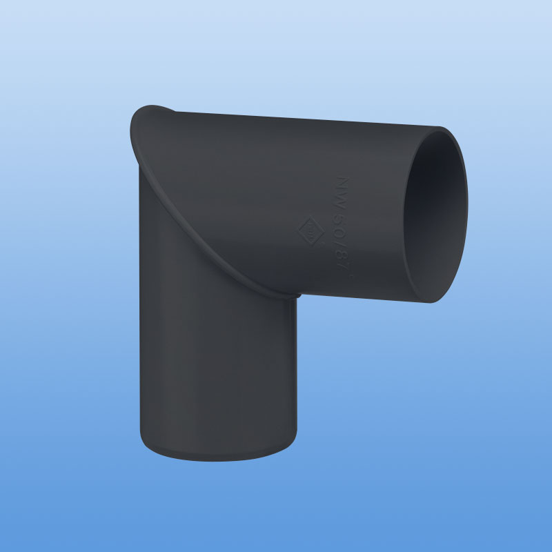 Bogen 87° anthrazit