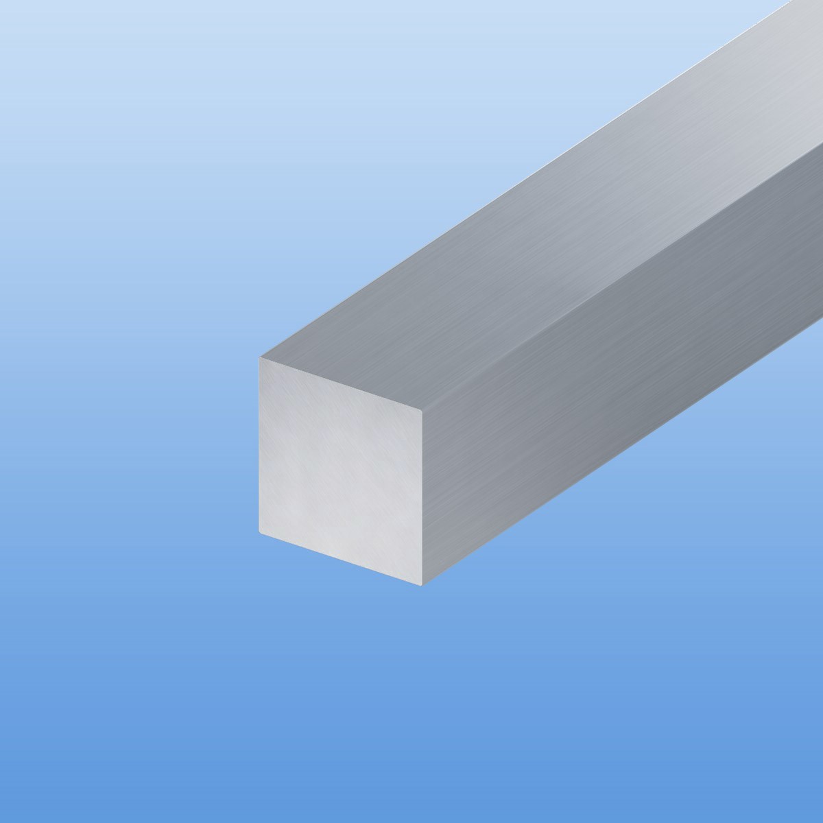 Vierkantstange aus Aluminium | pressblank | 50 x 50 mm