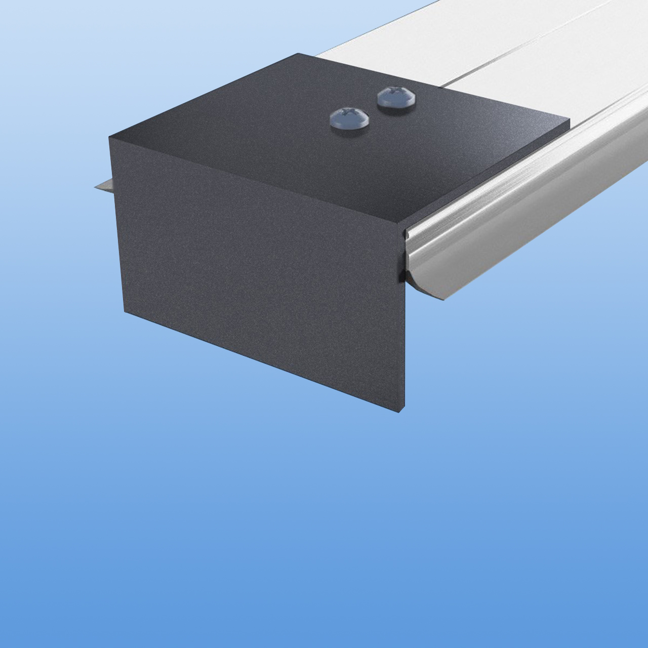 Glashaltewinkel für 12mm Glas / VSG