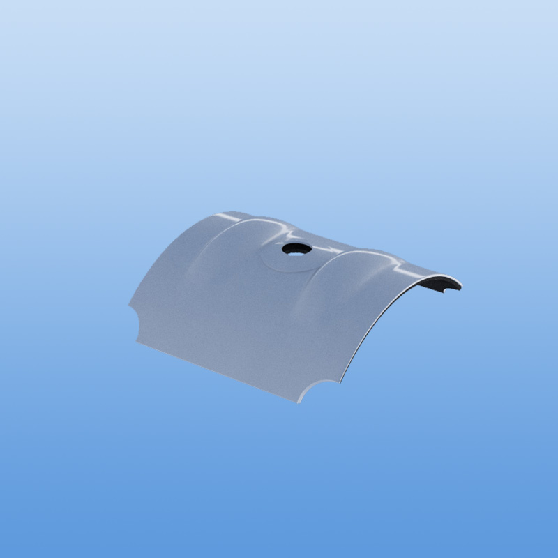 Kalotte Ejot 76/18 rund in silber