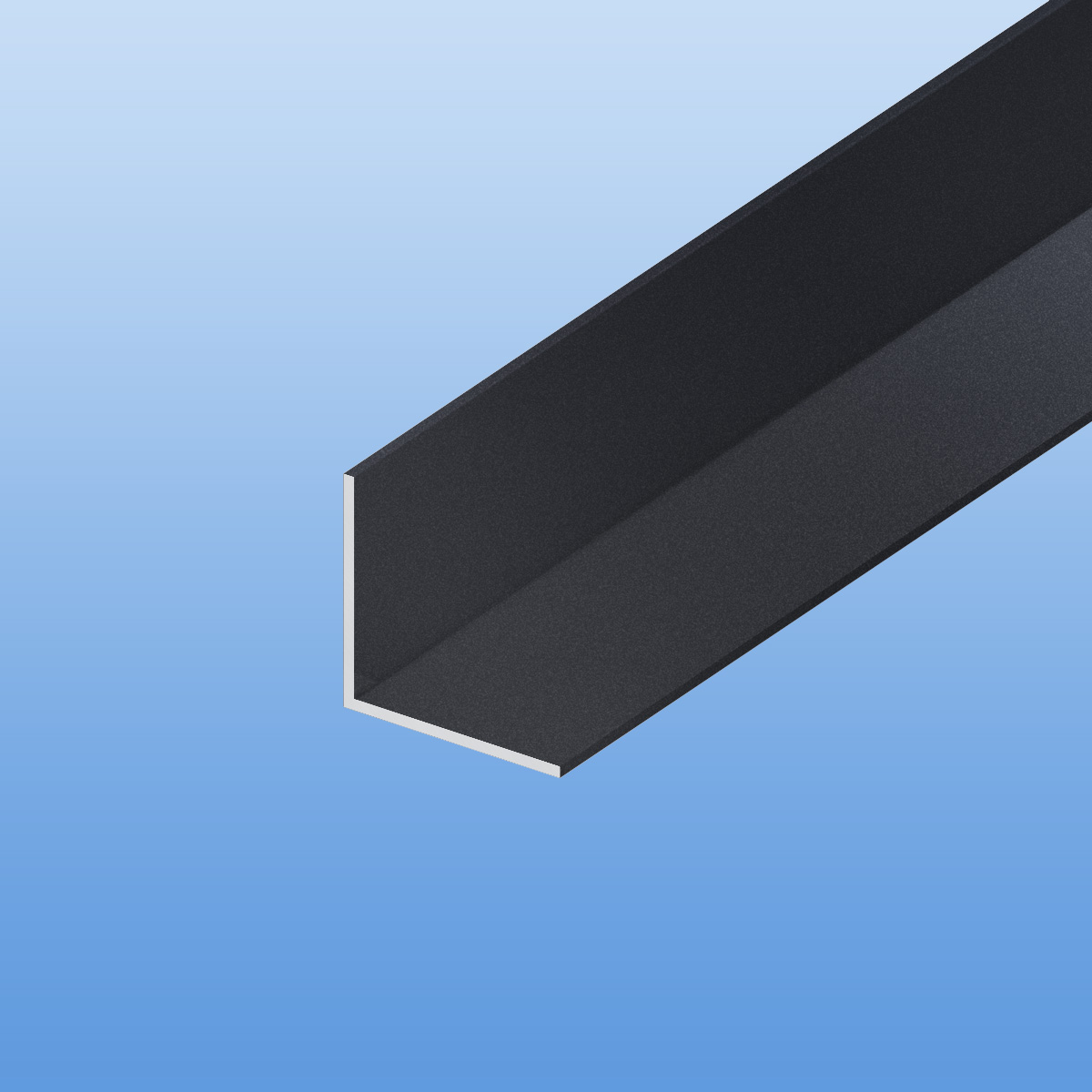 Winkel aus Aluminium | anthrazit - DB703 | 20 x 20 x 2 mm