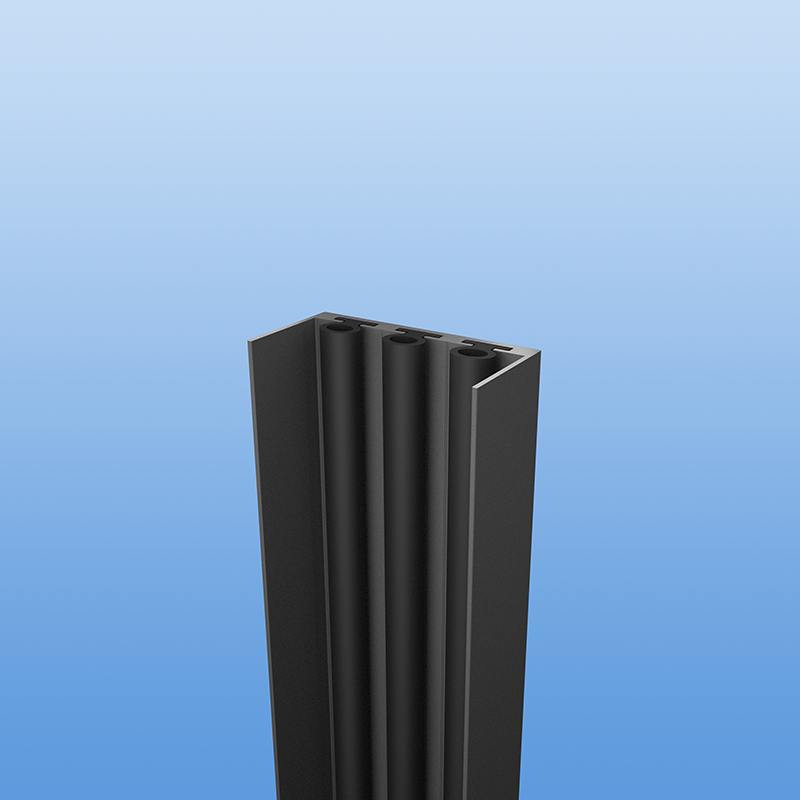 Einlaufprofil für Glasschiebewände - 3spurig - Anthrazit DB703