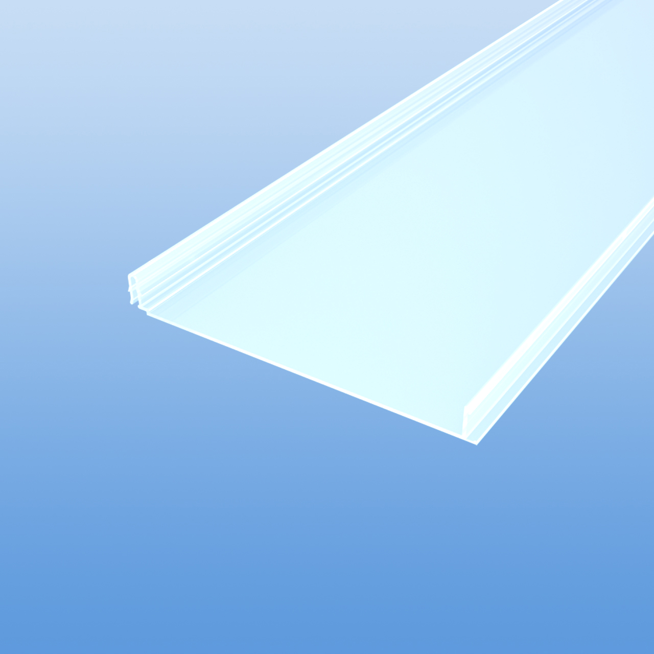 Wandpaneele SWP aus Polycarbonat- Opal / Weiß