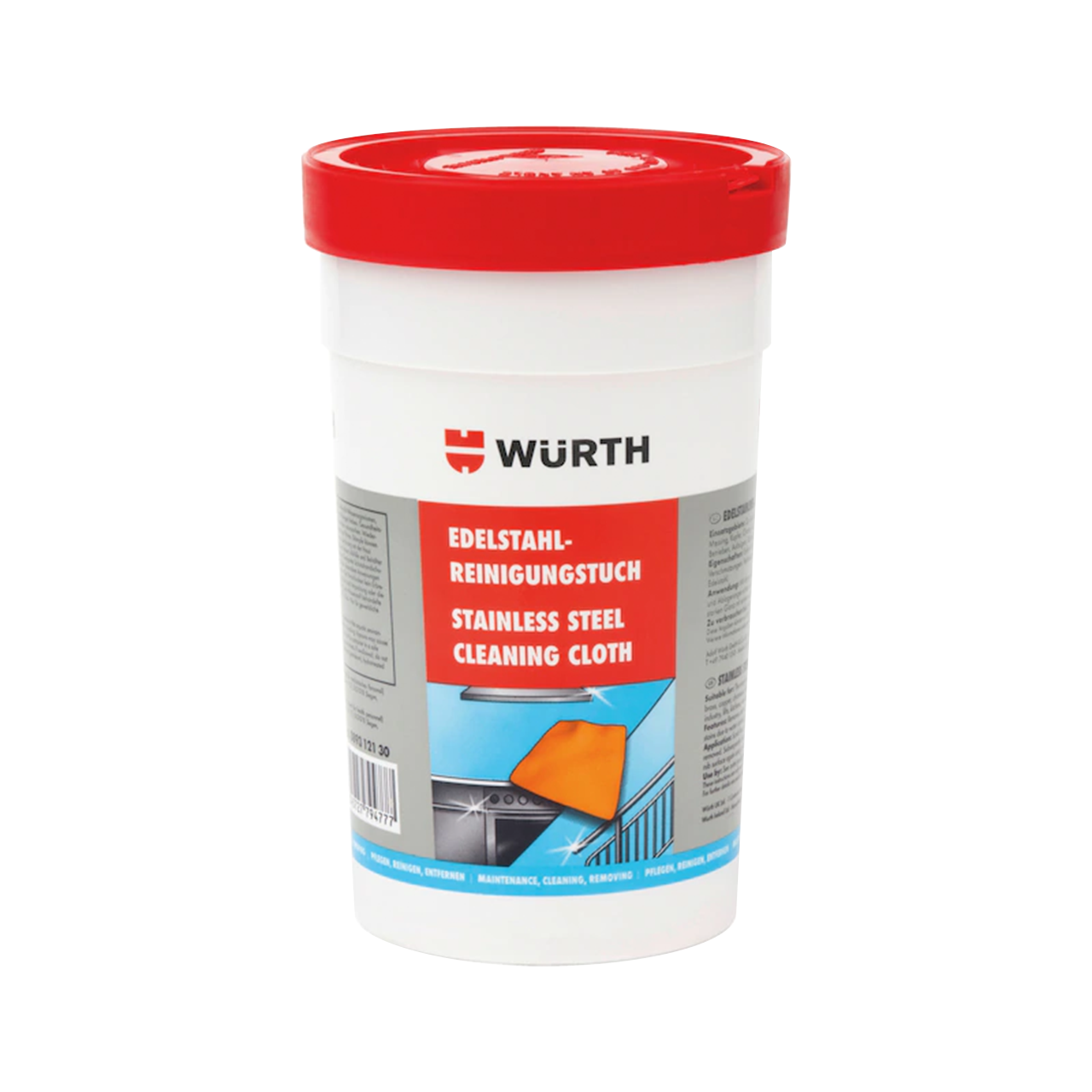 Edelstahlreinigungstuch von Würth - 30 Stück