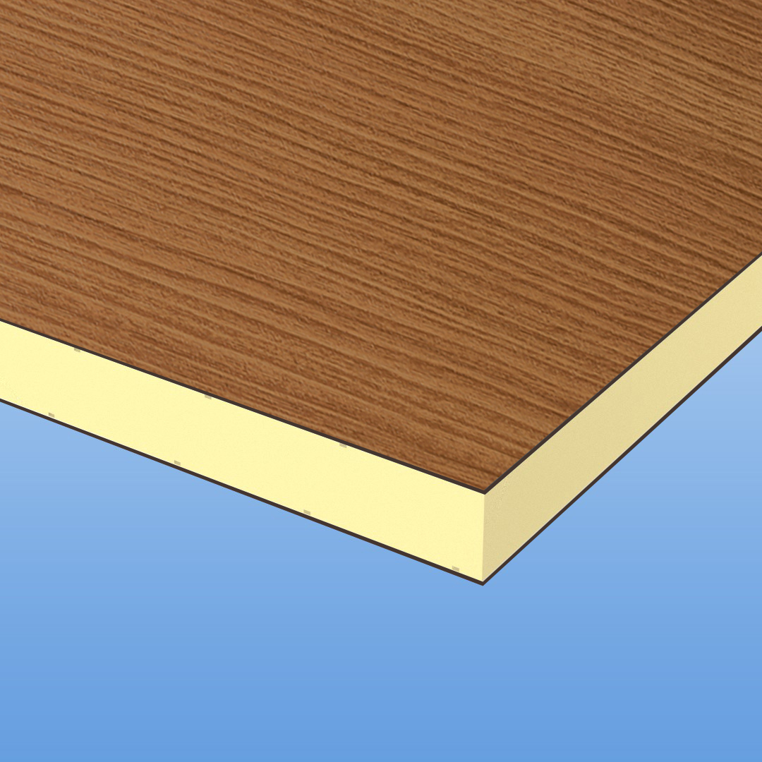 HPL / HPL Sandwichelemente 24mm mit Holzdekor - Douglasie