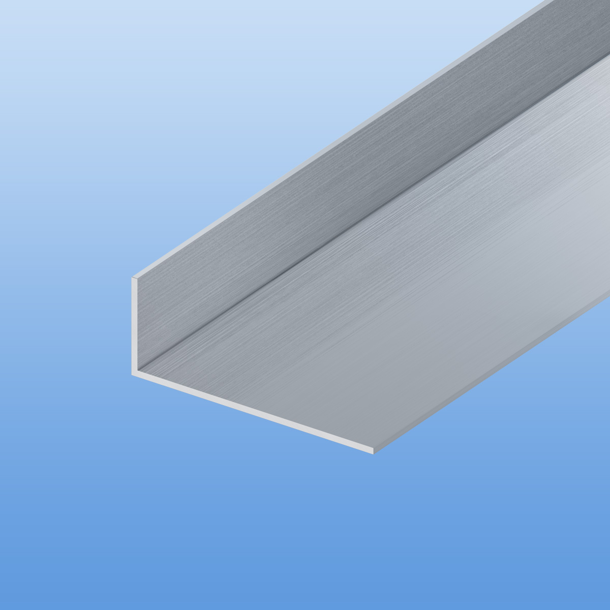 Winkel aus Aluminium | pressblank | 80 x 20 x 2 mm