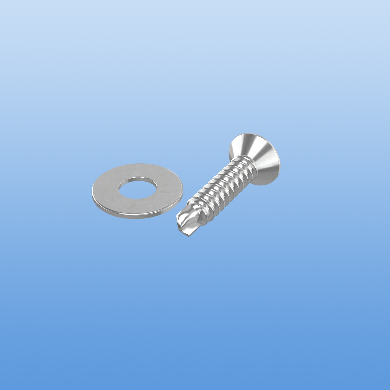 Schrauben-Set zur Befestigung von Volierendraht