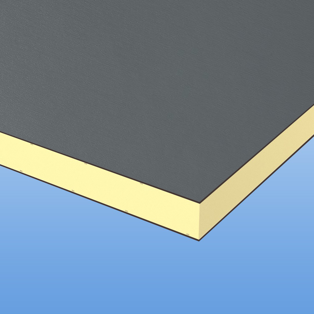 HPL / HPL Sandwichelemente 24mm - Basaltgrau 7012 - RAL 7012 - Prägung 116700