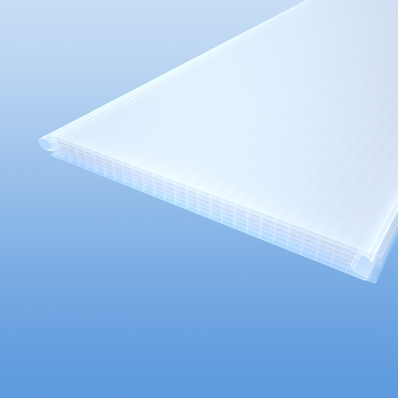 Lichtpaneele aus Polycarbonat in opal | PC 2540-7