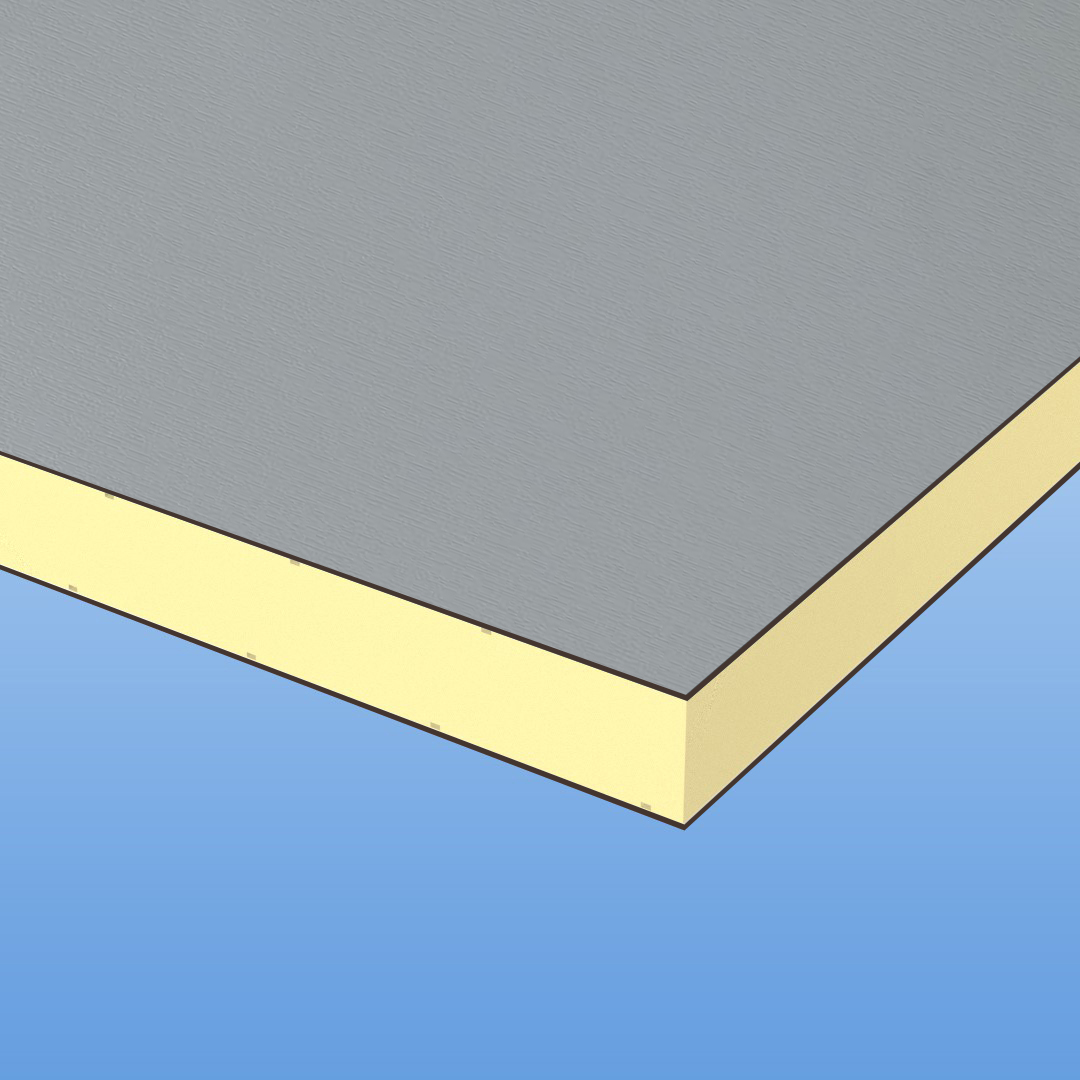 HPL / HPL Sandwichelemente 24mm - Grau 7155 - RAL 7001 - Prägung 116700