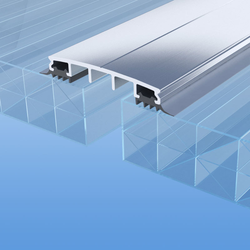 Verbinder für 32 mm Platten mit Schrauben, Dichtungen und Untergummi