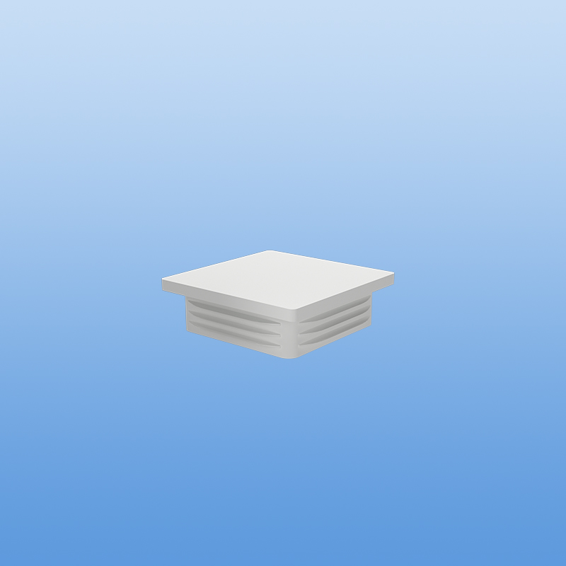 Lamellenstopfen für 30 x 30 x 2 mm Vierkantrohr | Grau