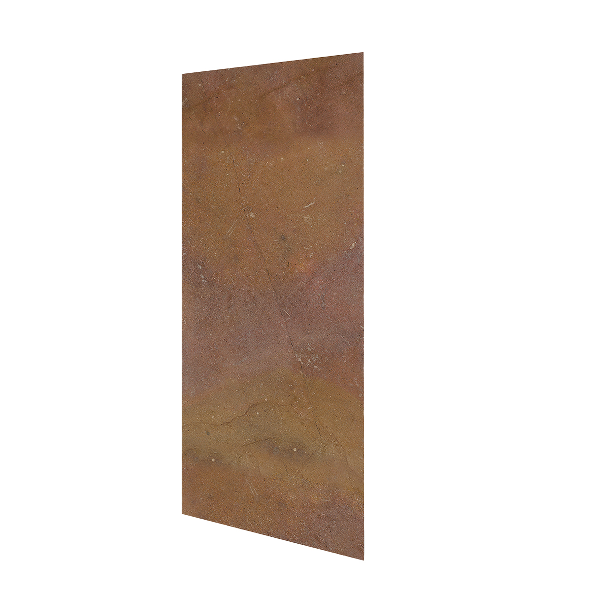 Wandfliese XXL - Check Smart Wall Tile | Metall Rost Bronze | Matt | 1120 x 3050 x 8 mm