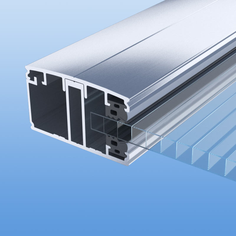 Randsprosse 8 mm mit Schrauben und Dichtungen