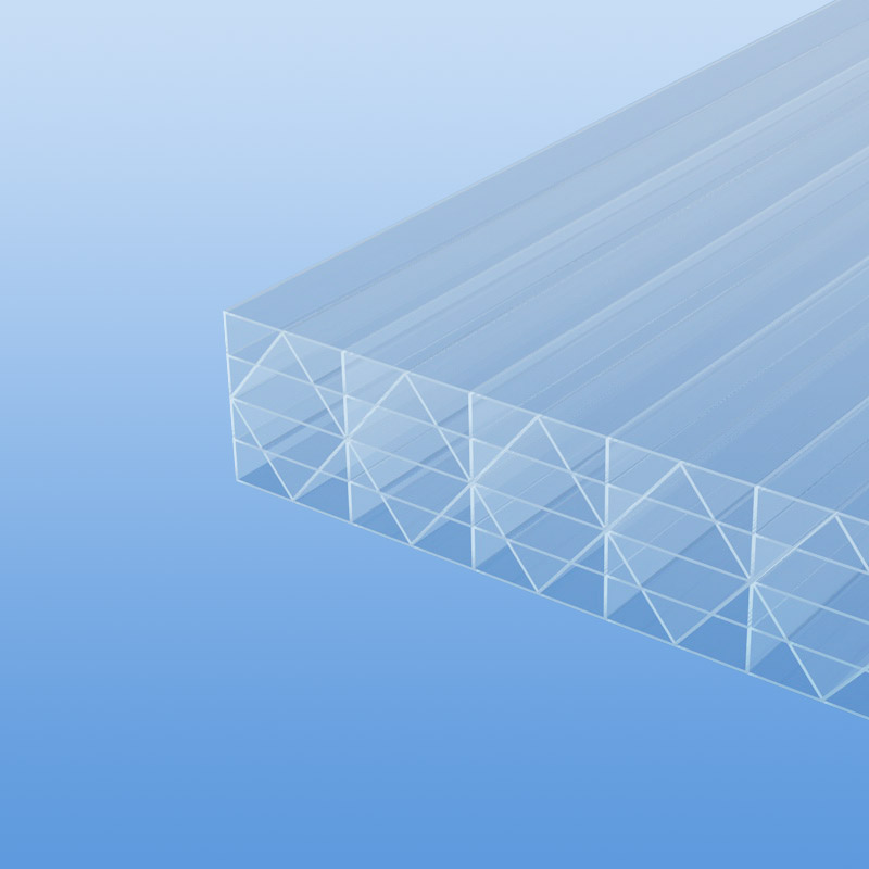 Stegplatten aus Polycarbonat klar 25 mm
