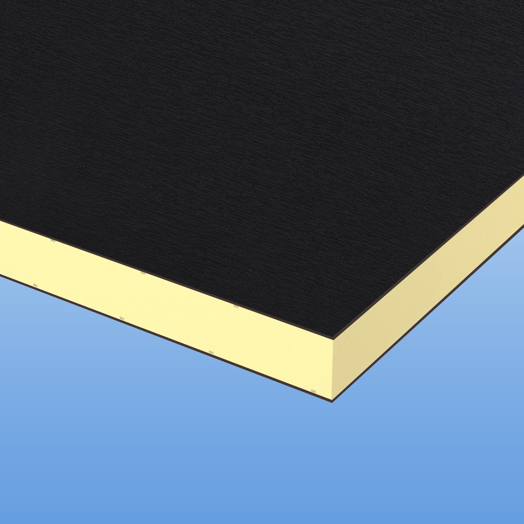 HPL / HPL Sandwichelemente 24mm - Schwarz - RAL 9011 - Prägung 116700