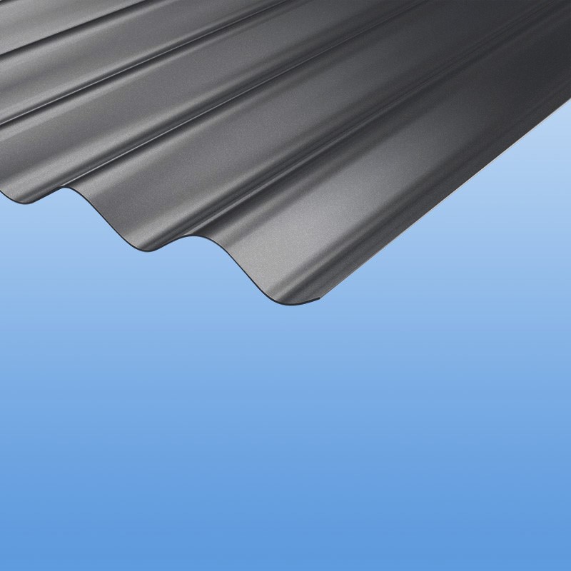 Wellblech - Aluwelle 76/18 anthrazit RAL 7016