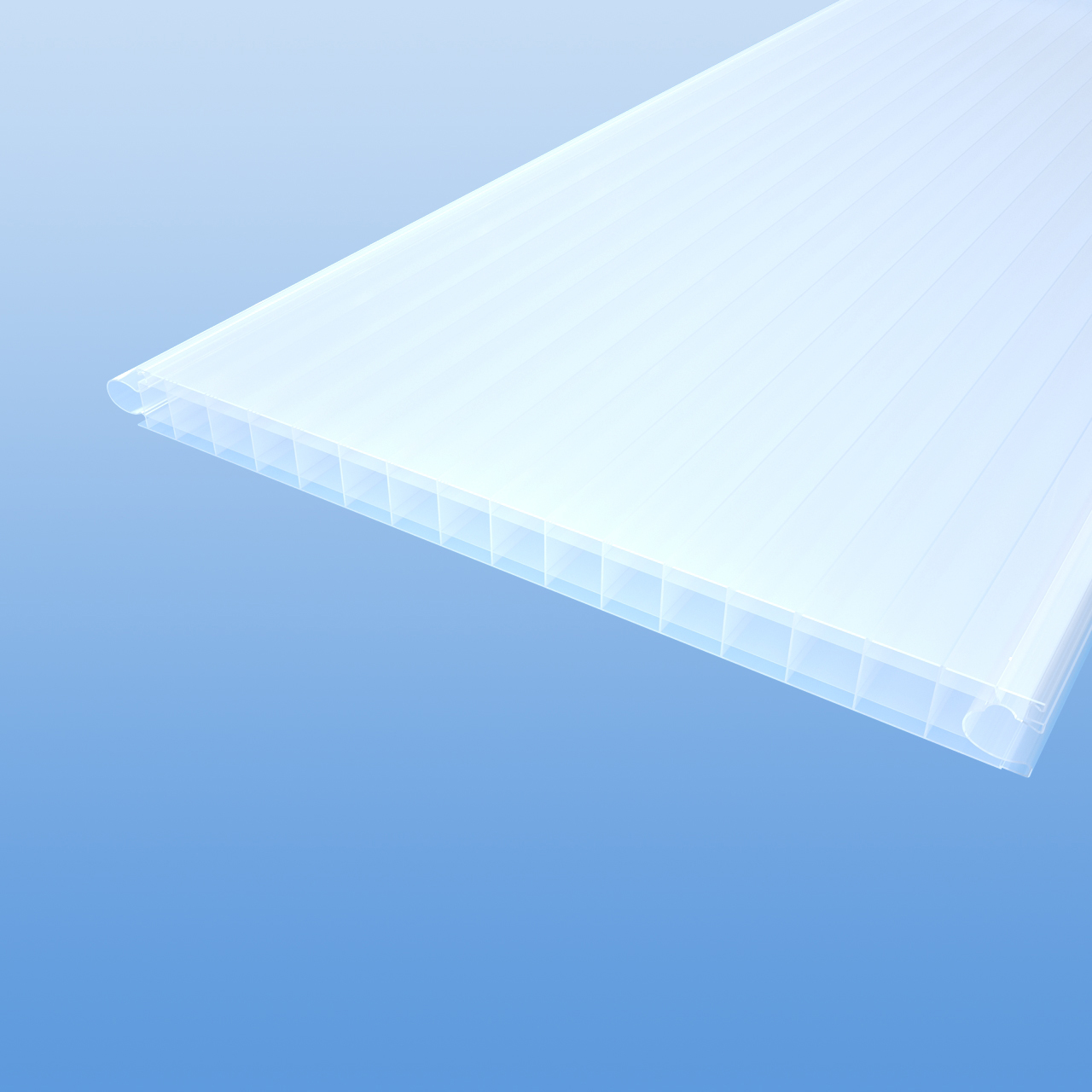 Lichtpaneele aus Polycarbonat in opal | PC 2540-4 MC