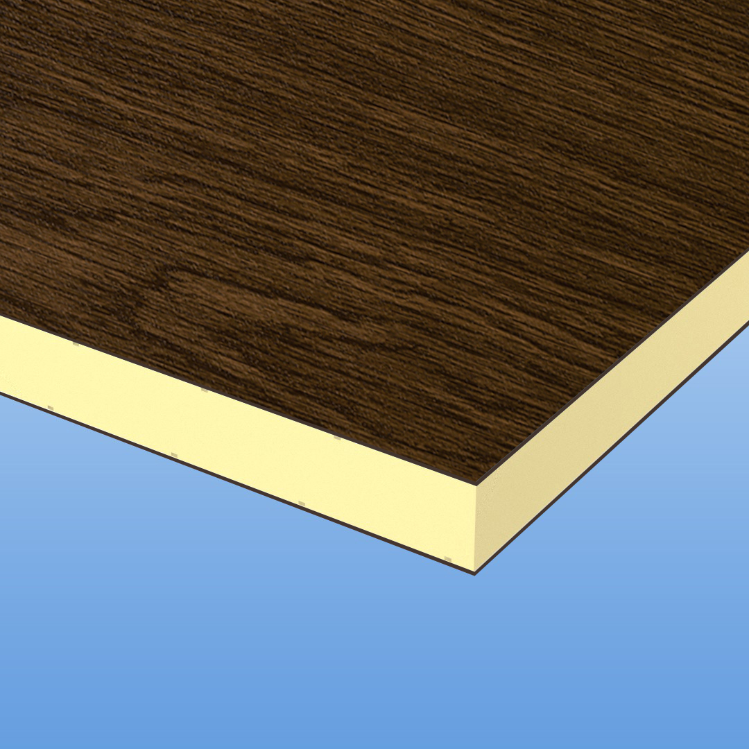 HPL / HPL Sandwichelemente 24mm mit Holzdekor - Eiche Rustikal