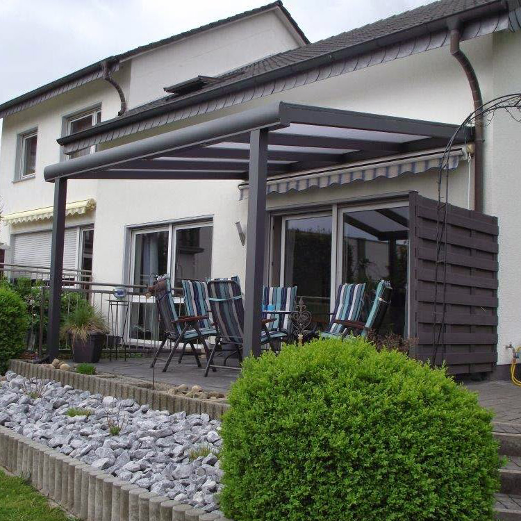 Alu Terrassenüberdachung in anthrazit