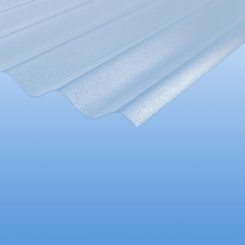 Wellplatten Plexiglas© Resist WP 76/18 farblos 0A001 C- Struktur