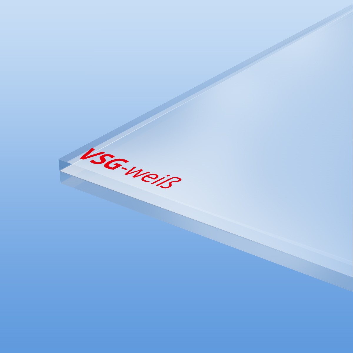 Verbundsicherheitsglas (VSG) 12,76mm weiß