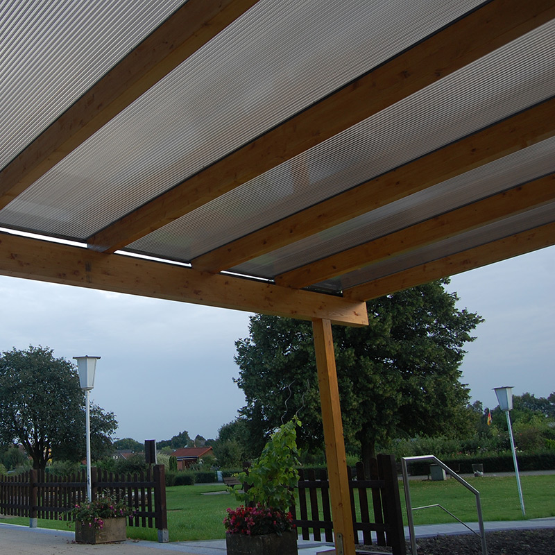 Stegplatten aus Polycarbonat bronce 16 mm