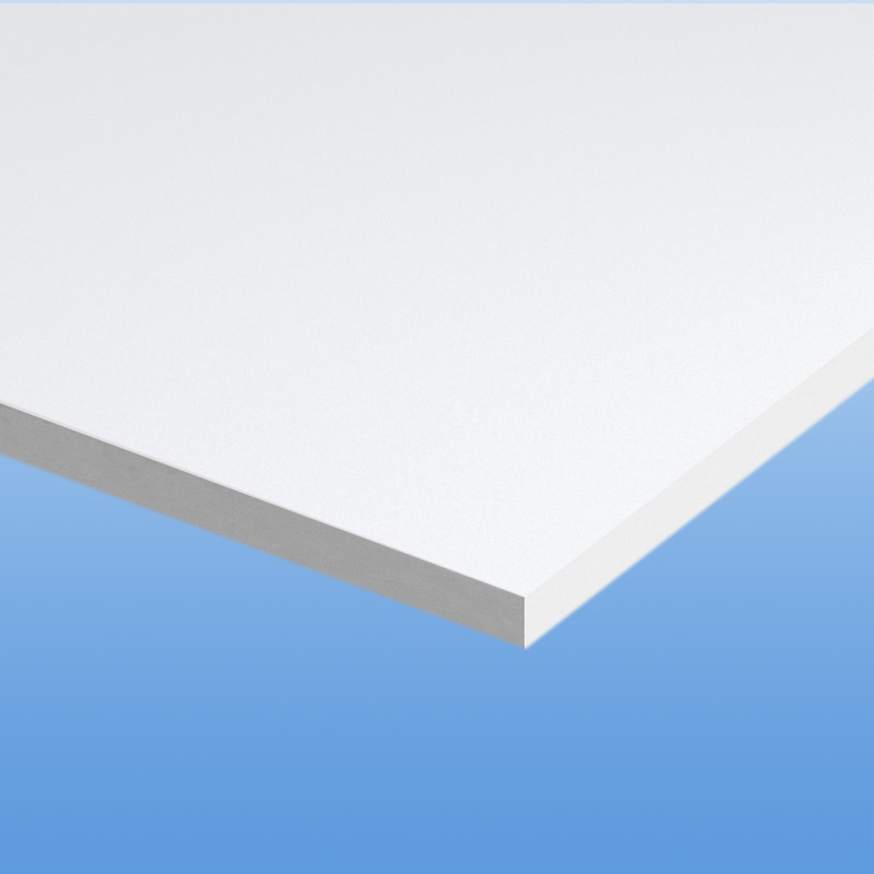 PVC Schaumplatte 8 mm weiß